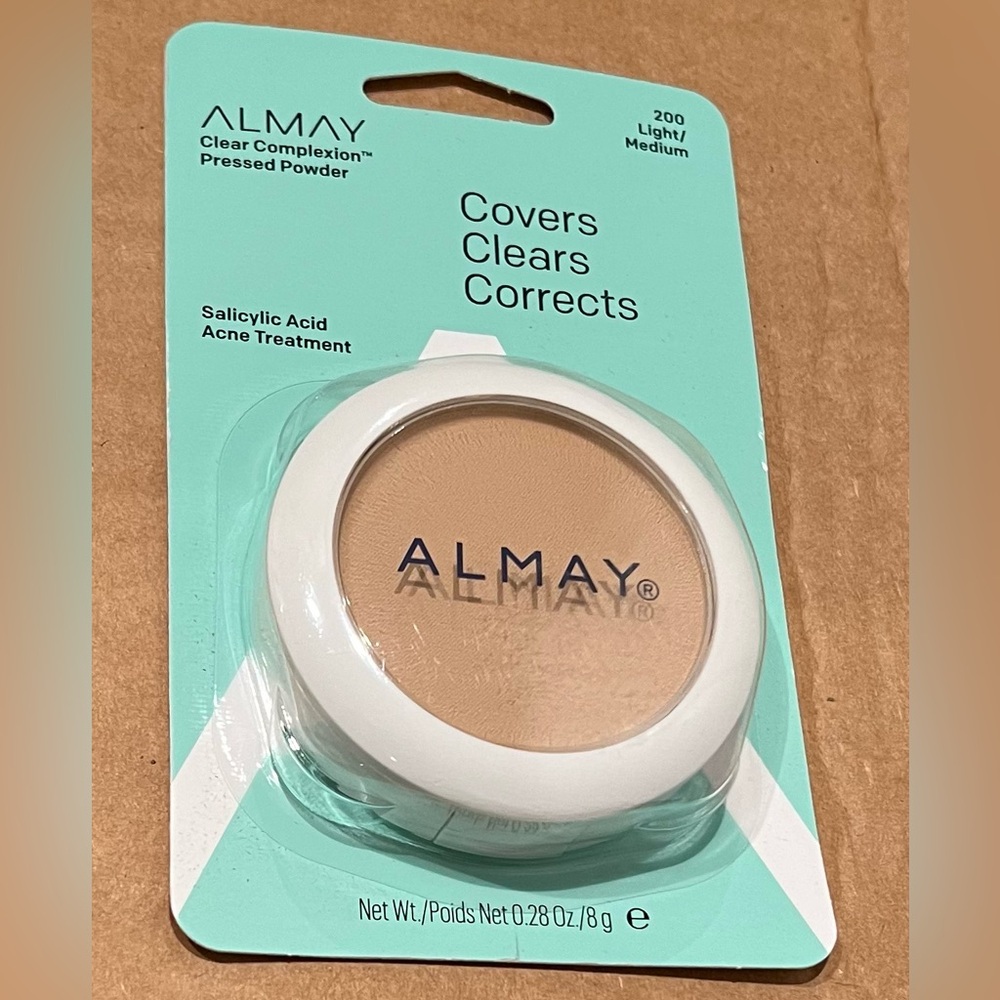 Almay Clear Complexion Pressed Powder, Light/Medium